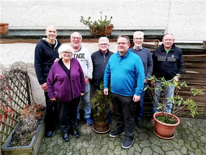 V.l.: G. Schüller, I. Sonn, F. Gerhartz, R. Kaltenborn, M. Krings, G. Klein, L. Daun. Foto: privat