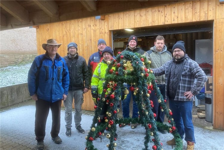 V.l.: Günter Martin, Michael Frankreiter, Werner Schneider, Rolf Setz, Lucas Schneider, Dennis Rippel und Johann Horst.Foto: privat