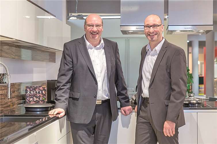 V.l. Günter und Udo Kochems führen das Küchenfachgeschäft Kochems mit großem Erfolg in 2. Generation. privat