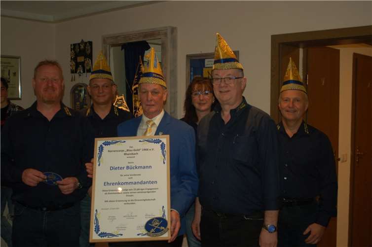 V.l.: HP Watty, Thomas Arenz, Dieter Bückmann, Heike Watty, Jörg Nawrath, Klaus Köhnlein.