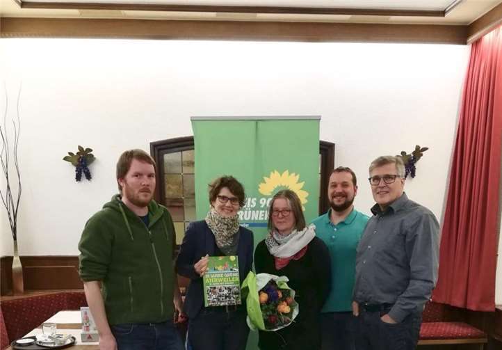 V.l.: Harm Sönksen, Eveline Lemke, Birgit Stupp, Christoph Scheuer und Joachim Dieringer.privat