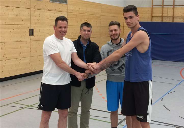 V.l. Heiko Grathoff, Dennis Swirsky, Daniel Schmitz und Luca Bamberger.Foto:Privat