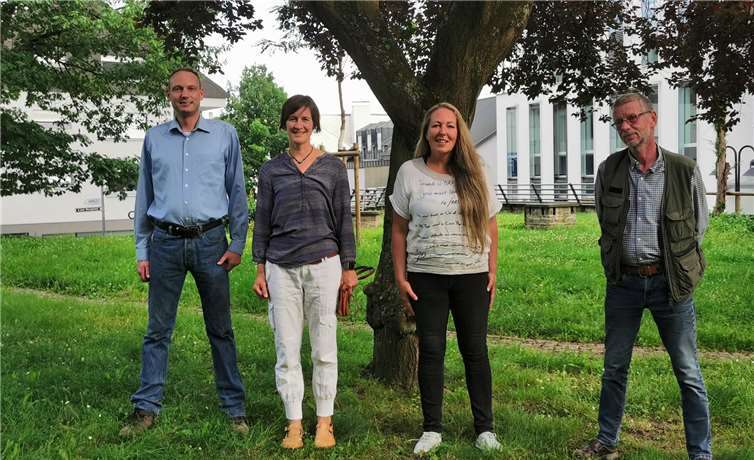 V.l.: Helge Ritzki, Katrin Pletsch, Carmen Bohlender und Norbert Scheidweiler. Foto: privat