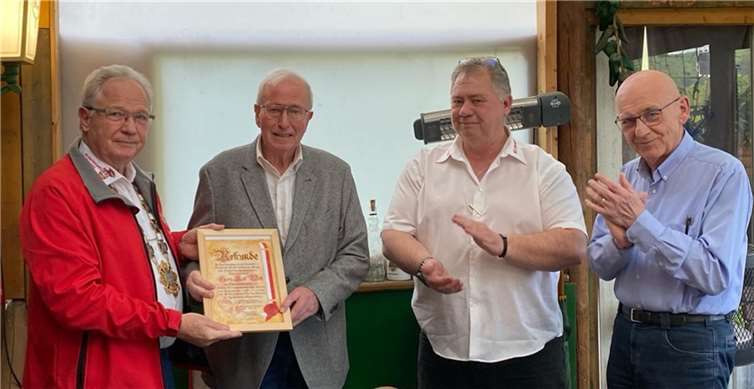 V.l. Hermann Efferz, Karl Wolf, Wolfgang Reisdorff, Anton Wypior. Foto: privat