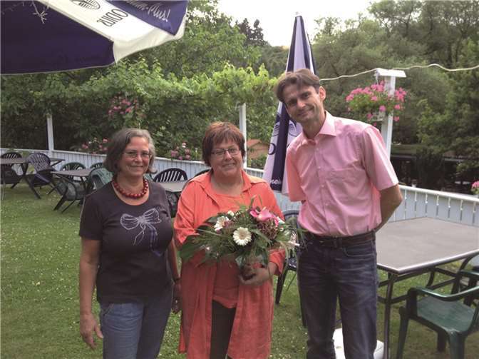 (V.l.) Hildegard Pech, Monika Esser und Peter Rübenach.  Privat