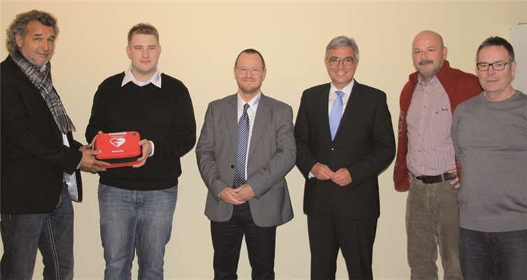 V.l. Horst Balle, Oliver Koppelkamm, Jürgen Probst, Roger Lewentz, Thomas Neis und Michael Marx. privat