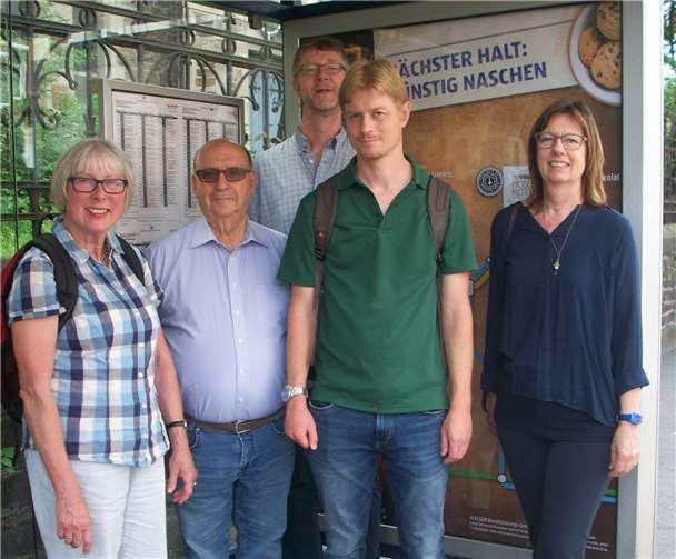 (V.l.) Inge Rockenfeller, Cataldo Spitale, Peter Glashoff, Tobias Reh und Regine Wilke.privat