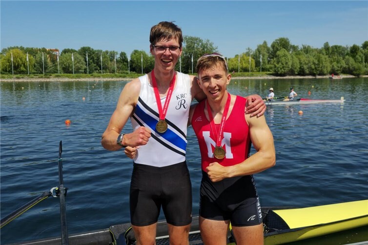 V.l. Jakob Balczun und Felix Alexy bestätigen ihre gute Form erneut mit einem Sieg