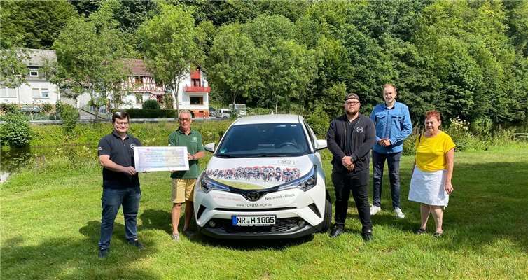 V.l.: Jan Fischer, Jürgen Grünwald, Marvin Kreuser, Pierre Fischer, Karin Böhme.Foto: privat