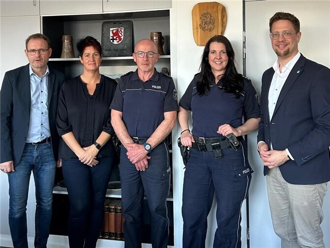 V.l.: Jan Schatton, Jeannette Herrmann, Michael Braß, Daniela Strang, Swen ChristianFoto: Gemeinde Wachtberg