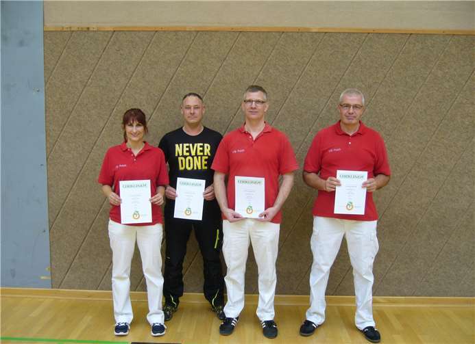 (V.l.): Jennifer Petersen, Tim Hähn, Michael Winter und Thomas Dietz.  privat