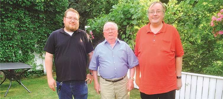 (V.l.) Jens Schäfer, Josef Degen und Werner Fleischer.privat