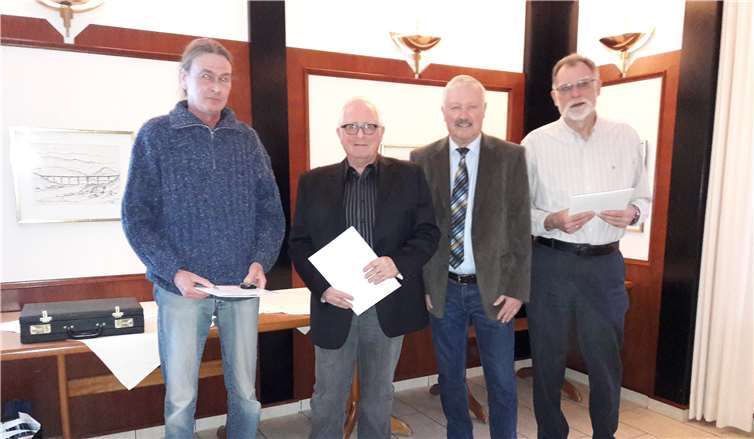 (V.l.) Jörg Laue, Rainer Schwingel, Günter Schwarz und Norbert Geihsler.privat