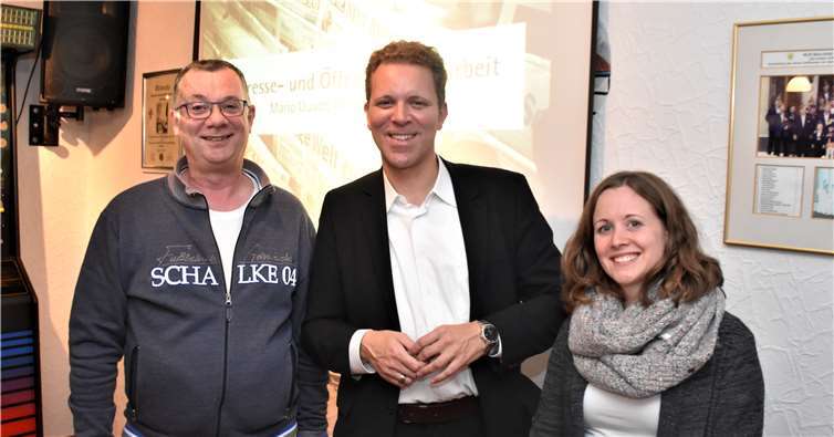 V.l.: Jörg Nawrath, Mario Quadt, Katharina Dallal.Fotos: EICH