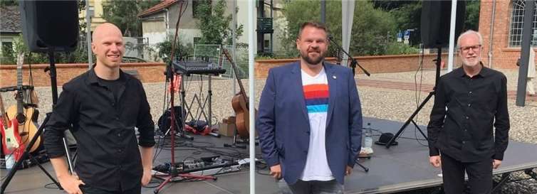 V.l.: Jonas Becker, Christoph Mohr, Harald Becker.Foto: privat