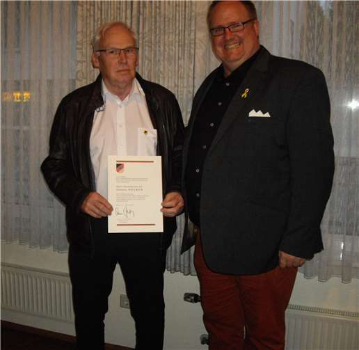 V.l. Karlheinz Nücken und Alexander Bayer.Foto: privat