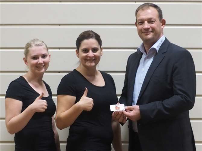 V.l.: Katharina Lechner, Sabrina Attardi und Thomas Sisterhenn.privat