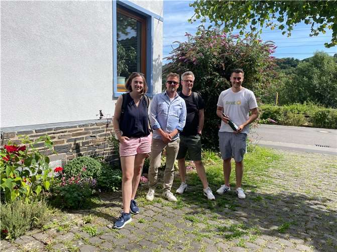 V.l.: Lena Etzkorn (Direktkandidatin Wahlkreis 199), Carl-Bernhard von Heusinger (MdL), Martin Schmidt (Kreisvorsitzender KV Koblenz), Julian Joswig (Direktkandidat Wahlkreis 200).Foto: privat