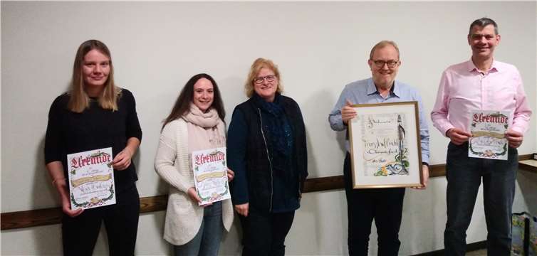 V.l.: Lena Homburg, Julia Müller, Erste Vorsitzende Iris Brohl, Franz-Josef Brohl und Ralf Dötsch.Fotos: privat