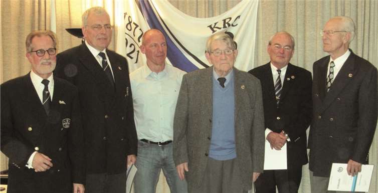 (V.l.) Lutz Itschert, Frithjof Henkel, Dr. Holger Löser, Bernhard Pauli, Carlhanns Damm, Udo Düdder.  Privat