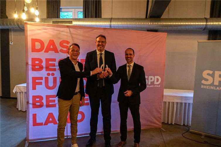 V.l.: Marc Ruland, Alexander Schweitzer und Clemens Hoch. Foto: Benjamin Kastner