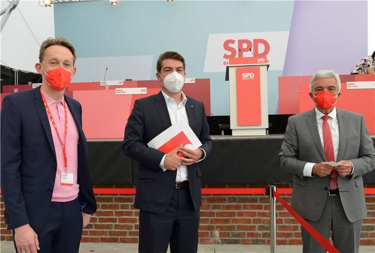 V.l.: Marc Ruland, Thomas Hitschler, Roger Lewentz.Foto: privat