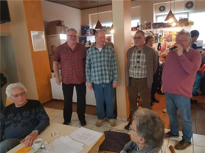 V.l.: Marcus Christ, Philipp Söhngen, Klaus Lambertz und Hans Peter Moog. Foto: privat