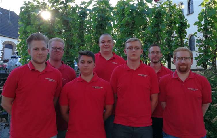 (V.l.): Marius Müller, Jannik Ockenfels, Marius Nechterchen, Niklas Schneider, Franz Herbst, Stephan Ockenfels und Thomas Isenhöfer.Foto: privat