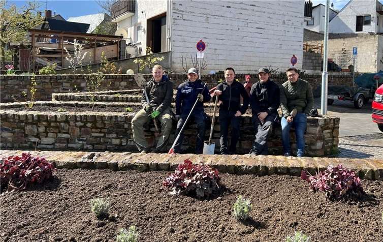 V.l. Maternus Dötsch, Marcel Gold, Sebastian Schwunn, Nils Schütt und Dominik Tilgner. Foto: privat