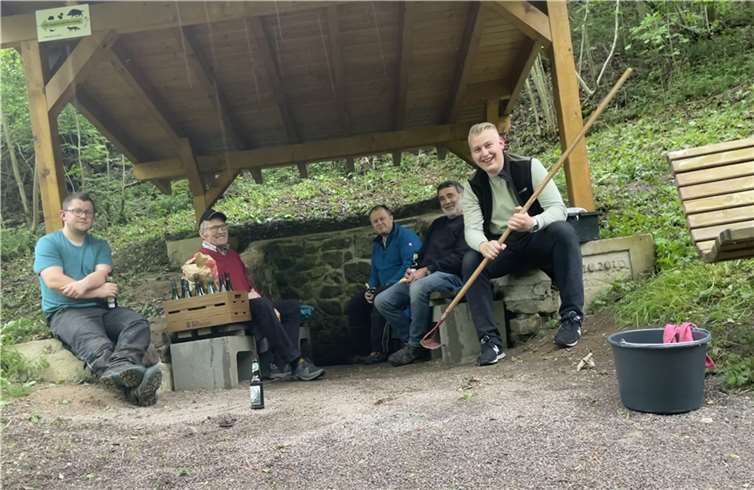 V.l. Max Johann, Toni Dickers, Jörg Johann, Werner Merkenich und Maternus Dötsch.  Foto: Sebastian Schwunn