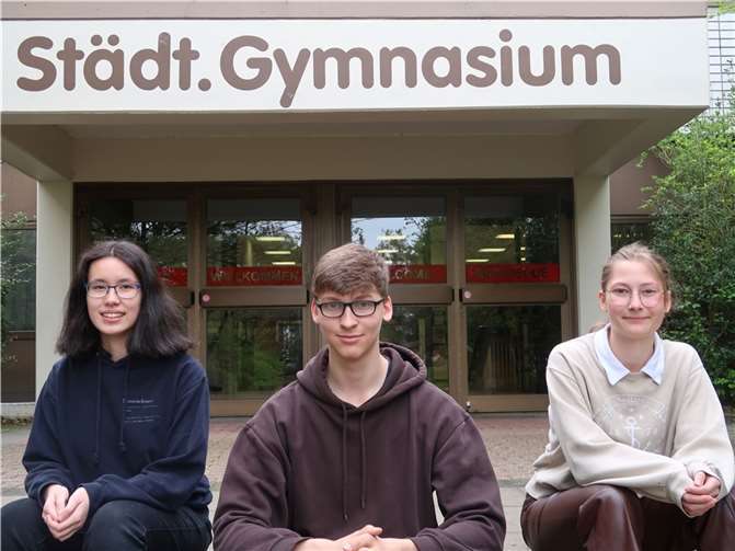 V.l.: Meike Kleefuß, Elias Bosbach, Lilli Conrad. Foto: privat