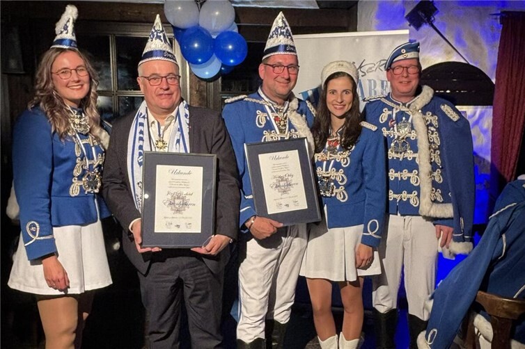 V.l. Melina Möhlich, Jörg Perscheid, Markus Ohlig, Katherina Steffens, Arik Röder. Foto: Mareike Lang