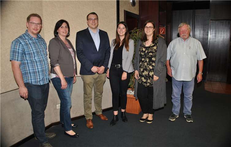 V.l.: Michael Koch, Nicole Groß, Sebastian Goerke, Lara Cordier, Nina Regnery und Gerd Kaiser. Privat