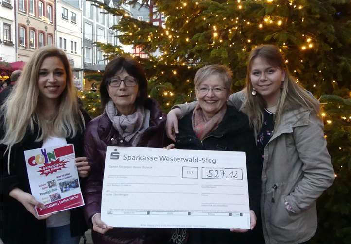 (V.l.): Michelle Schäfer (GoIn-Mitarbeiterin), Erika Leisenheimer, Ingrid Rhensius (Verein „Gemeinsam ist es möglich) und Chayenne Langsdorf (GoIn-Mitarbeiterin).Fotos: privat