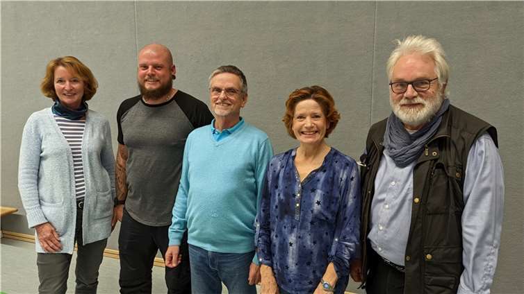 V.l.: Monika Nolden (Gerätewartin), Nikolas Winkel (Stv. Vorsitzender), Günter Winkel (1. Vorsitzender), Mareyke Winkel (Kassiererin), Norbert Tuschen (Schriftführer / Beauftragter für Öffentlichkeitsarbeit).