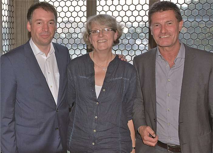 V.l. Niels Annen, Gaby Weber und Detlev Pilger. Privat