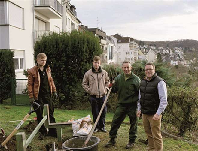 (V.l.) Nikolas Müller, Daniel Augustin, Andreas Bock, Jörg Hilden.