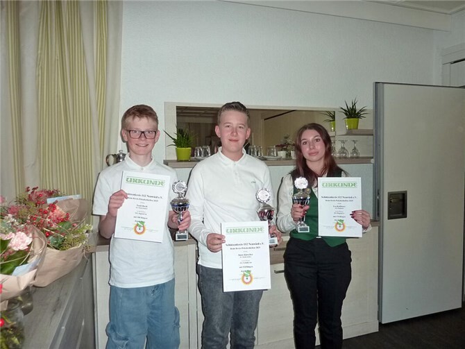 V.l.: Noah Roch, Jonas Kutscher und Lea Kalbitzer. Foto: privat