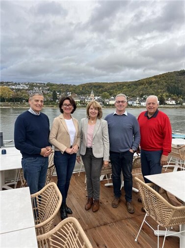 V.l.: Norbert Heidgen, Petra Schneider, Rita Höppner, Georg Bläser, Guido Ernst. Foto: privat