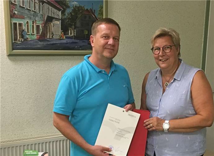 V.l. Norbert Wolf und Petra Kalkbrenner.Foto: privat