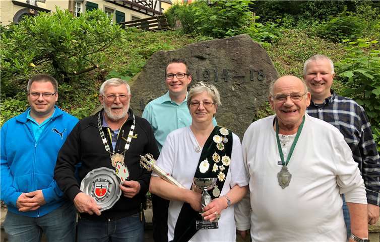 V.l. Olaf Schemeitat, Rainer Nußbaum, Benjamin Christen, Ingrid Mertensacker, Franz Mertensacker und Guido Labonte. Privat