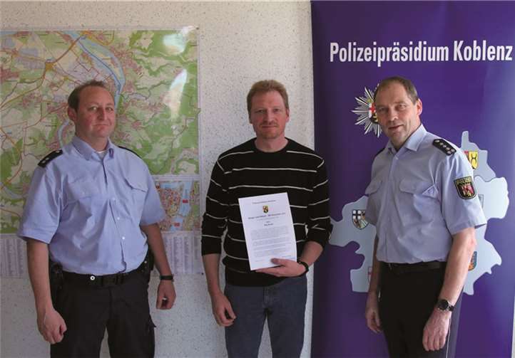 (V.l.) POK Christian Bender, Kay Kruse, EPHK Peter Jahnen.  Privat