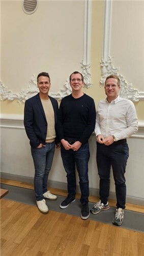 V.l.: Pascal Rowald, Johannes Stieber, Peter Ropertz Foto: Nicole Persie