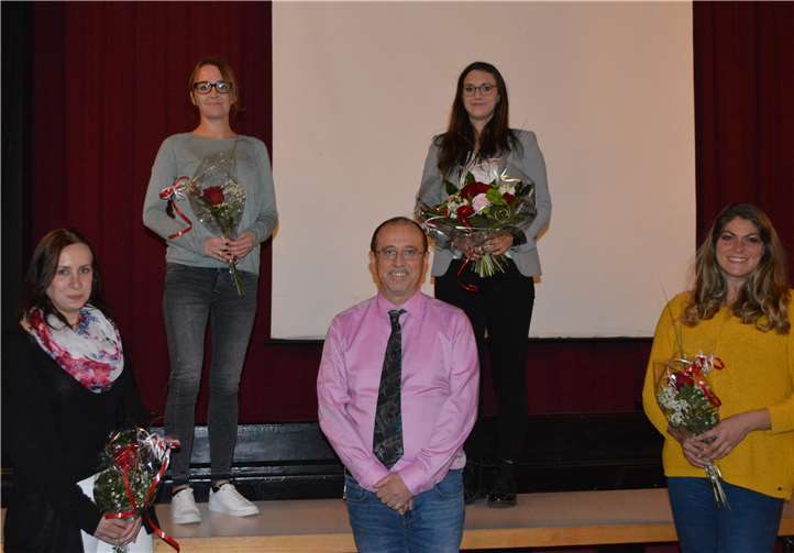 V.l. Patricia Kammer, Simone Efferz, Richard Nelleßen, Marie Pütz und Jenny Schüller.