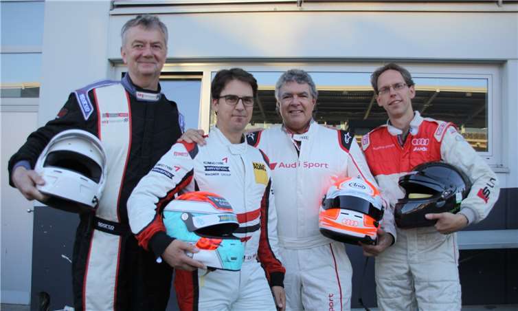 (V.l.): Peter Haener, Christoph Hewer, Rudi Speich und Roland Waschkau. Fotos: privat