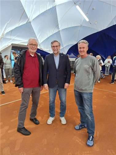 V.l.: R. Schiller, M. Pütz, K.-H. Carle. Fotos: privat