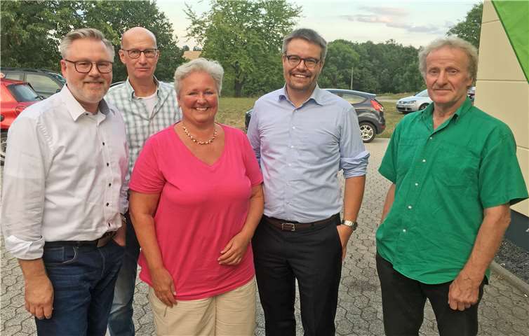 V.l.: Ralf Urban, Alois Frische, Claudia Thelen, Dr. Tobias Lindner und Klaus Hahn.Foto: privat