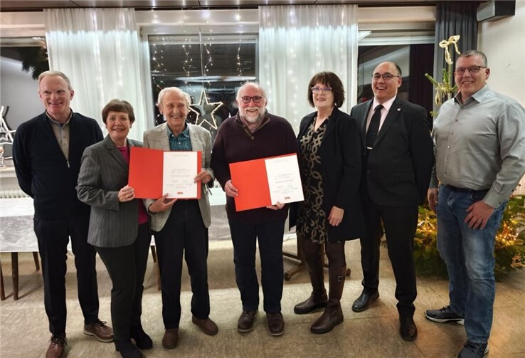 V.l.: Reimund Koch, Ute Krupp, Walter Langer, Kalle Kerstholt, Martina Koch, Michael Rohloff und Arne Ritter. Foto: privat