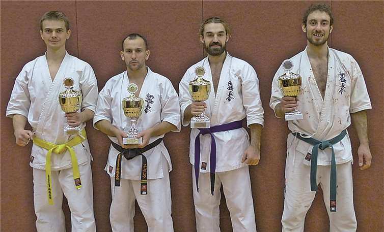 V.l.: Roman Weber, Zhelyazko Zhelev, Marc Kuntz, Server Purtov. privat