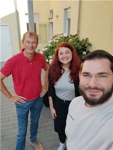 V.l.: Rudolf Loch, Pia Schellhammer, Christopher Bündgen.Foto: privat